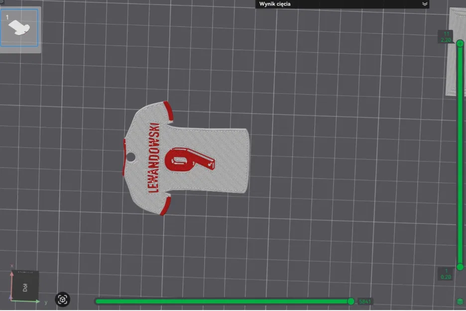 Móc khóa hình áo đấu bóng đá in 3D tùy chỉnh tên riêng độc đáo - Image 3