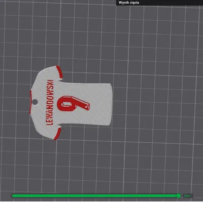 Móc khóa hình áo đấu bóng đá in 3D tùy chỉnh tên riêng độc đáo