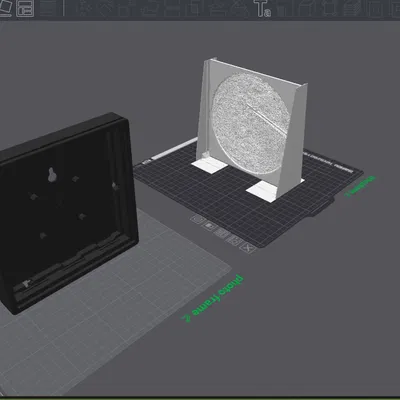 Mô hình đèn ngủ Lithophane Mặt Trăng