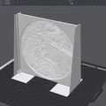 Mô hình đèn ngủ Lithophane Mặt Trăng - Thumbnail 3