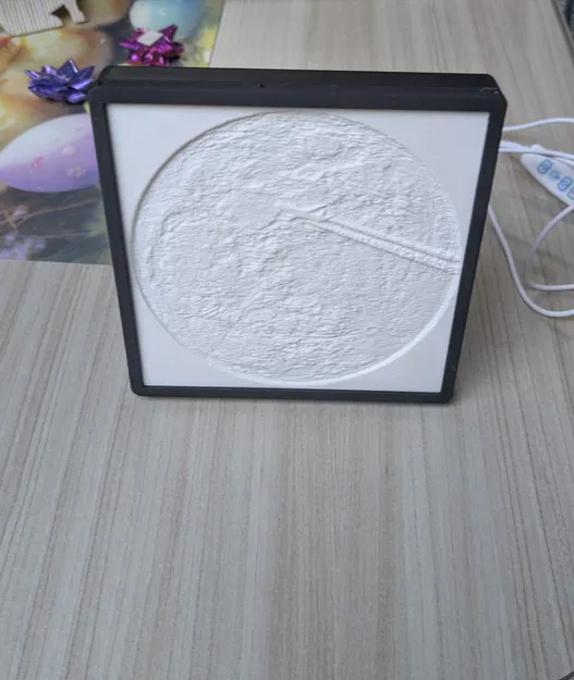 Mô hình đèn ngủ Lithophane Mặt Trăng - Image 5