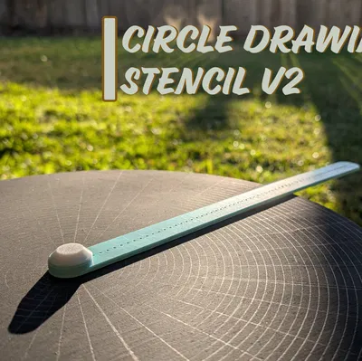 Thước Vẽ Hình Tròn V2 (Circle Drawing Stencil V2)