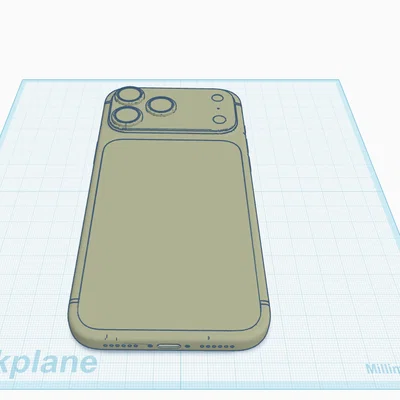 Mô hình 3D iPhone 17 Pro Max cho người đam mê công nghệ