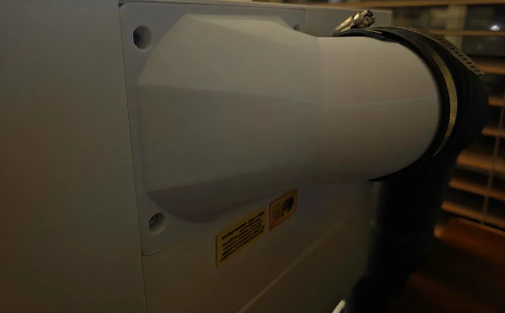 Cút nối ống thoát khí 90 độ cho máy khắc laser xtool S1 - Image 1