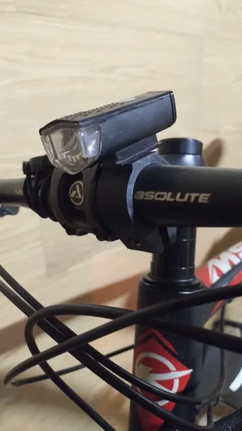 Ngàm gắn đèn xe đạp cho ghi đông và cọc yên (Bike lights mount) - Image 5