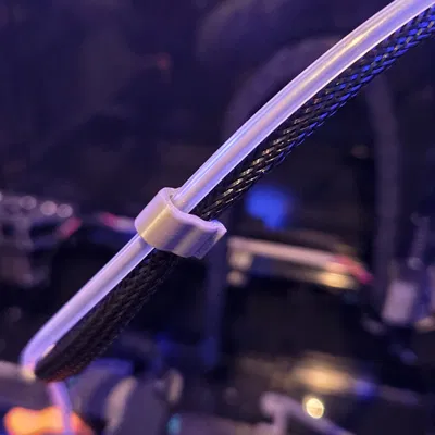 Kẹp cố định ống PTFE và dây CanBus cho máy in Voron - Tùy biến dễ dàng