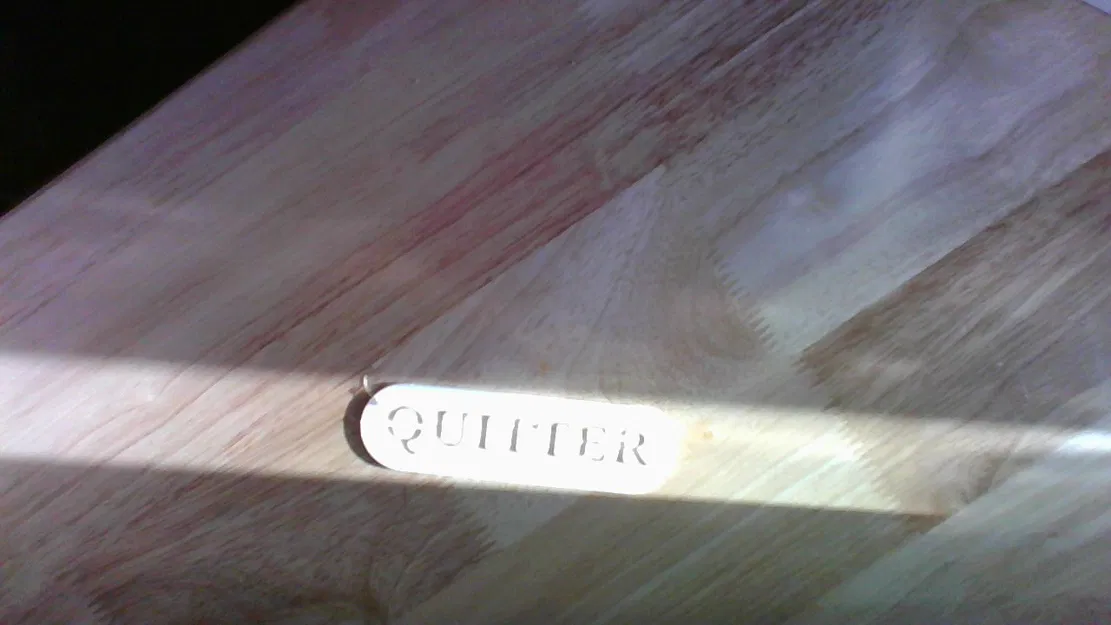 Mẫu đánh dấu trang sách 3D Quitter Bookmark độc đáo - Image 1