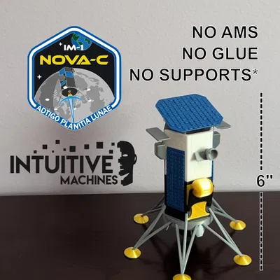 Mô hình để bàn tàu đổ bộ mặt trăng Odysseus IM-1 Nova-C