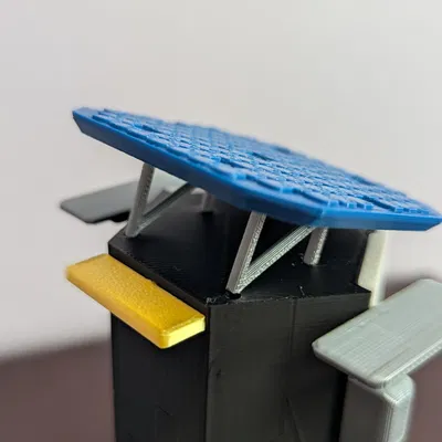 Mô hình để bàn tàu đổ bộ mặt trăng Odysseus IM-1 Nova-C