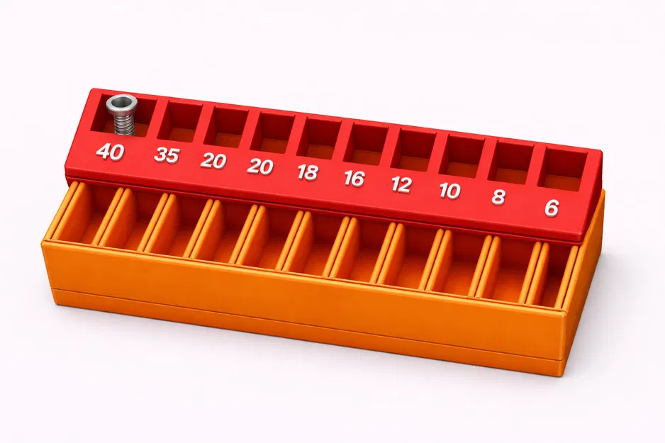 Khay phân loại ốc vít (Clasificador de tornillos) - Image 1