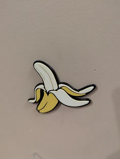 Mô hình trang trí quả chuối (Banana Magnet or Decal) - Độc đáo, dễ in - Image 3