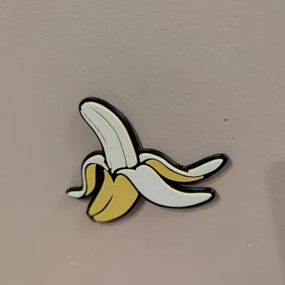 Mô hình trang trí quả chuối (Banana Magnet or Decal) - Độc đáo, dễ in