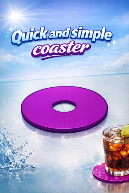 Miếng lót ly in 3D đơn giản, hiện đại và tiện dụng - Image 1