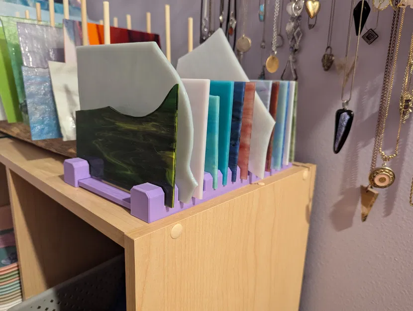 Khay lưu trữ kính nghệ thuật - Giải pháp sắp xếp mảnh kính gọn gàng - Image 1