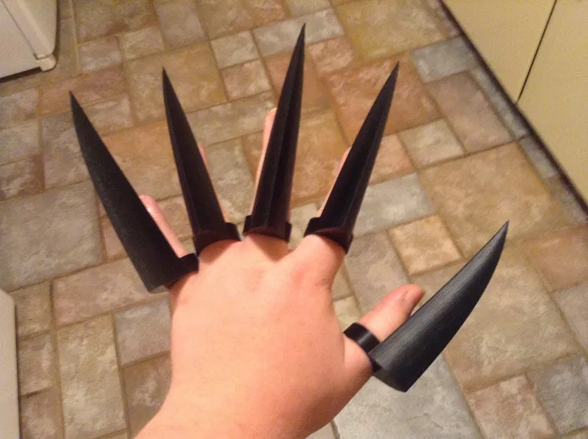 Mẫu in 3D móng vuốt Finger claw ấn tượng cho Cosplay - Image 1