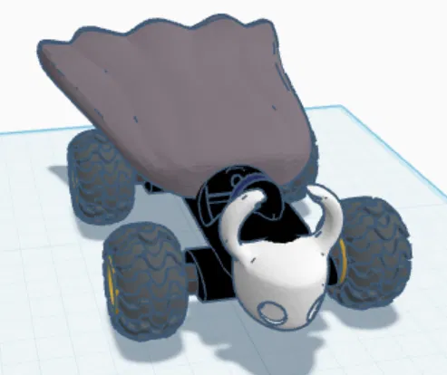 Mô hình xe đua Hollow Knight in 3D độc đáo dành cho fan game - Image 1