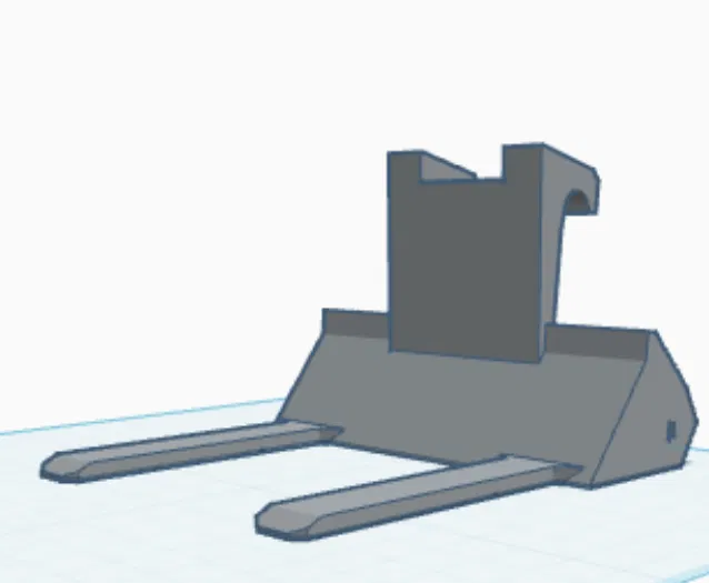 Mô hình càng nâng (forks) dành cho xe xúc lật Wheel Loader in 3D - Image 1