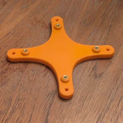 Ngàm chuyển đổi VESA 75 sang 100 kèm chân đệm thông minh