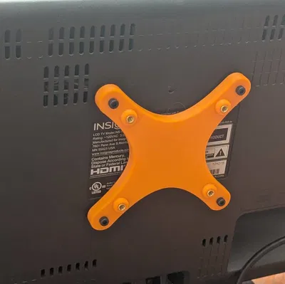 Ngàm chuyển đổi VESA 75 sang 100 kèm chân đệm thông minh