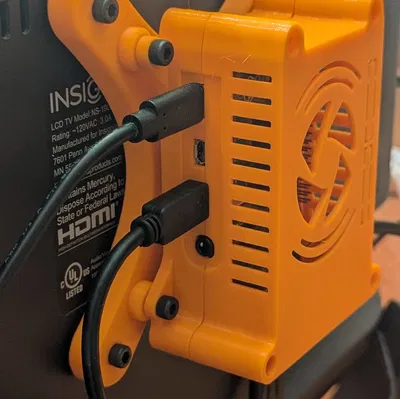 Ngàm chuyển đổi VESA 75 sang 100 kèm chân đệm thông minh