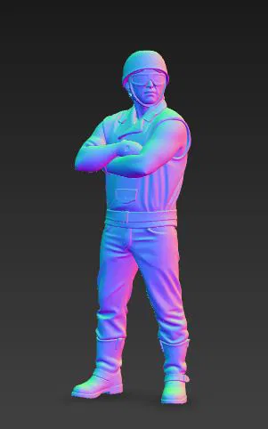 Mô hình 3D nhân vật Biker phong trần từ GTA 5 - Image 2