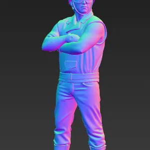 Mô hình 3D nhân vật Biker phong trần từ GTA 5