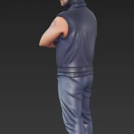 Mô hình 3D nhân vật Biker phong trần từ GTA 5