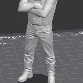 Mô hình 3D nhân vật Biker phong trần từ GTA 5