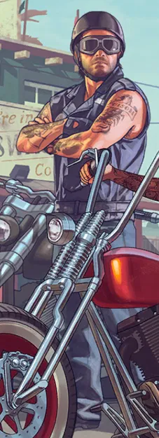 Mô hình 3D nhân vật Biker phong trần từ GTA 5 - Image 5