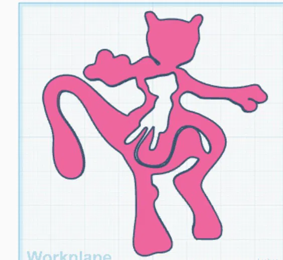 Mô hình treo tường Mew và Mewtwo 3D cực chất cho fan Pokémon - Image 1