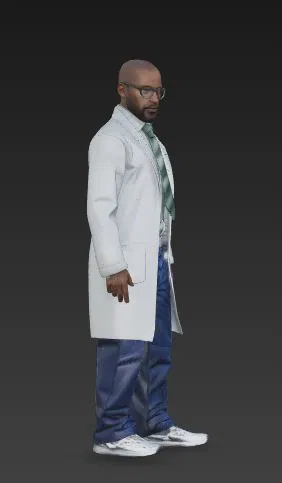 Mô hình nhân vật Bác sĩ trong GTA 5 cao 10cm để in 3D - Image 2