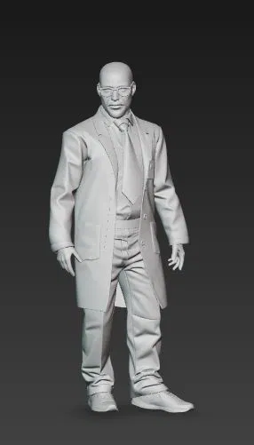 Mô hình nhân vật Bác sĩ trong GTA 5 cao 10cm để in 3D - Image 3