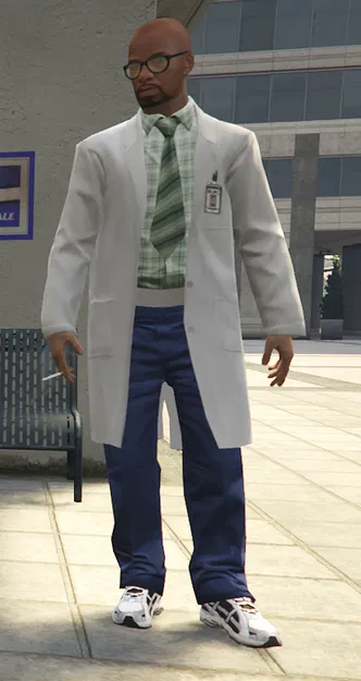 Mô hình nhân vật Bác sĩ trong GTA 5 cao 10cm để in 3D - Image 6