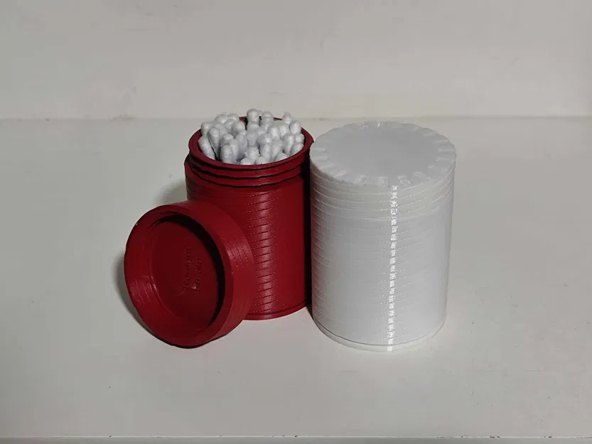 Hộp đựng tăm bông in 3D tiện dụng, gọn gàng cho phòng tắm - Image 1