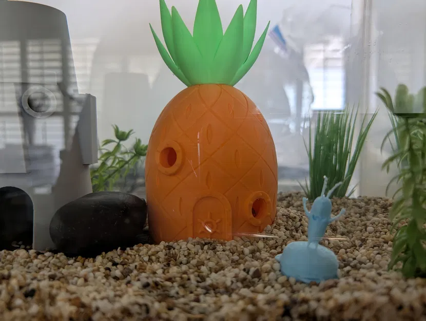 Mô hình trang trí bể cá Mini Plankton và Krabby Patty - Image 1