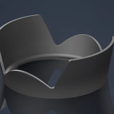 Loa chắn sáng 58mm cho ống kính Canon EOS - Phụ kiện nhiếp ảnh 3D