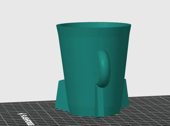 Mô hình 3D Rocket Mug - Cốc uống nước hình tên lửa độc đáo - Image 1