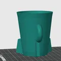 Mô hình 3D Rocket Mug - Cốc uống nước hình tên lửa độc đáo - Thumbnail 1