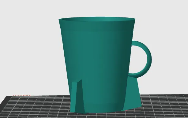 Mô hình 3D Rocket Mug - Cốc uống nước hình tên lửa độc đáo - Image 2
