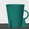 Mô hình 3D Rocket Mug - Cốc uống nước hình tên lửa độc đáo - Thumbnail 2