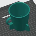 Mô hình 3D Rocket Mug - Cốc uống nước hình tên lửa độc đáo - Thumbnail 3