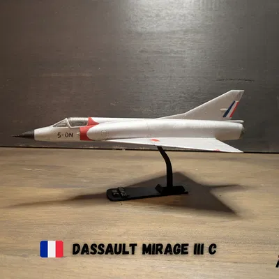 Mô hình in 3D Dassault Mirage III C - Tỉ lệ 1/48