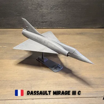 Mô hình in 3D Dassault Mirage III C - Tỉ lệ 1/48