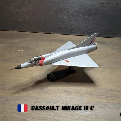Mô hình in 3D Dassault Mirage III C - Tỉ lệ 1/48