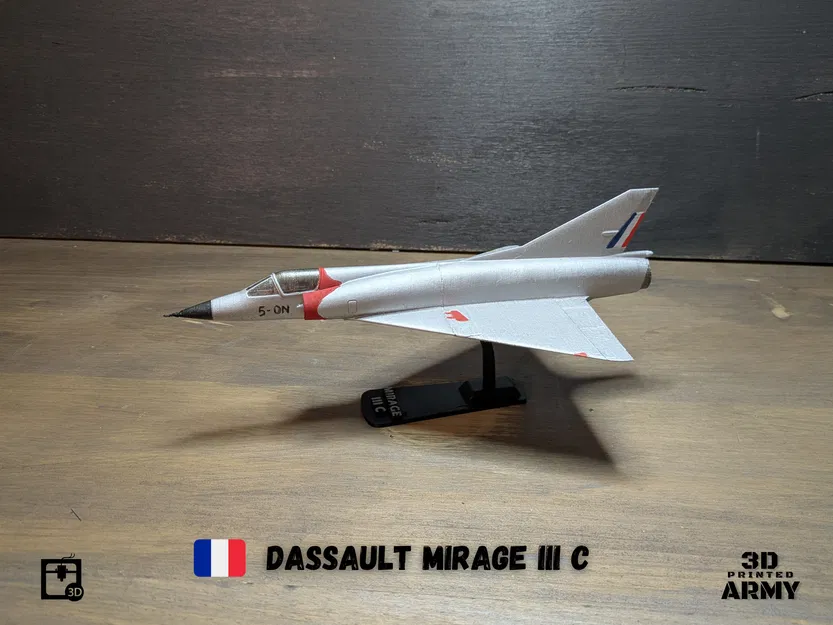 Mô hình in 3D Dassault Mirage III C - Tỉ lệ 1/48 - Image 11