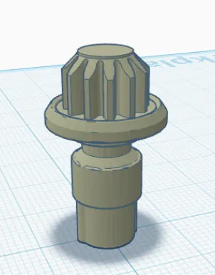 Mô hình bánh răng trục xoay 3D (Lowest Flat Gear) - Image 1