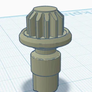 Mô hình bánh răng trục xoay 3D (Lowest Flat Gear)
