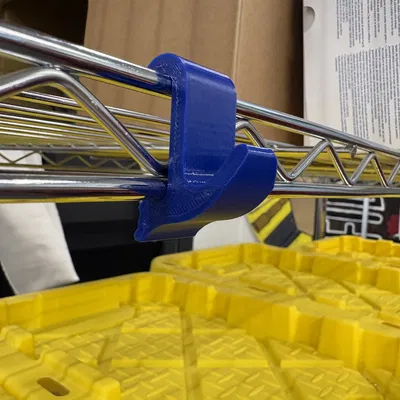 Móc treo Wire Rack Hook V2 tiện lợi cho kệ sắt - In 3D nhanh chóng