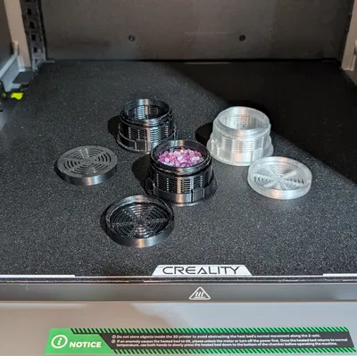 Cuộn chứa sợi in 3D tái sử dụng có ngăn hút ẩm và hỗ trợ RFID