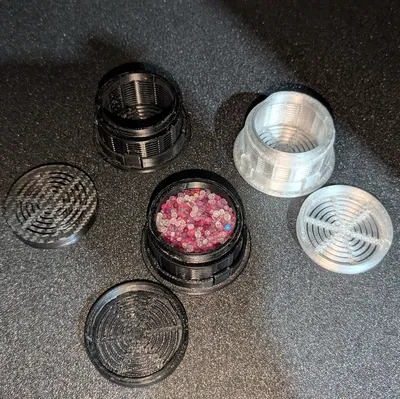 Cuộn chứa sợi in 3D tái sử dụng có ngăn hút ẩm và hỗ trợ RFID